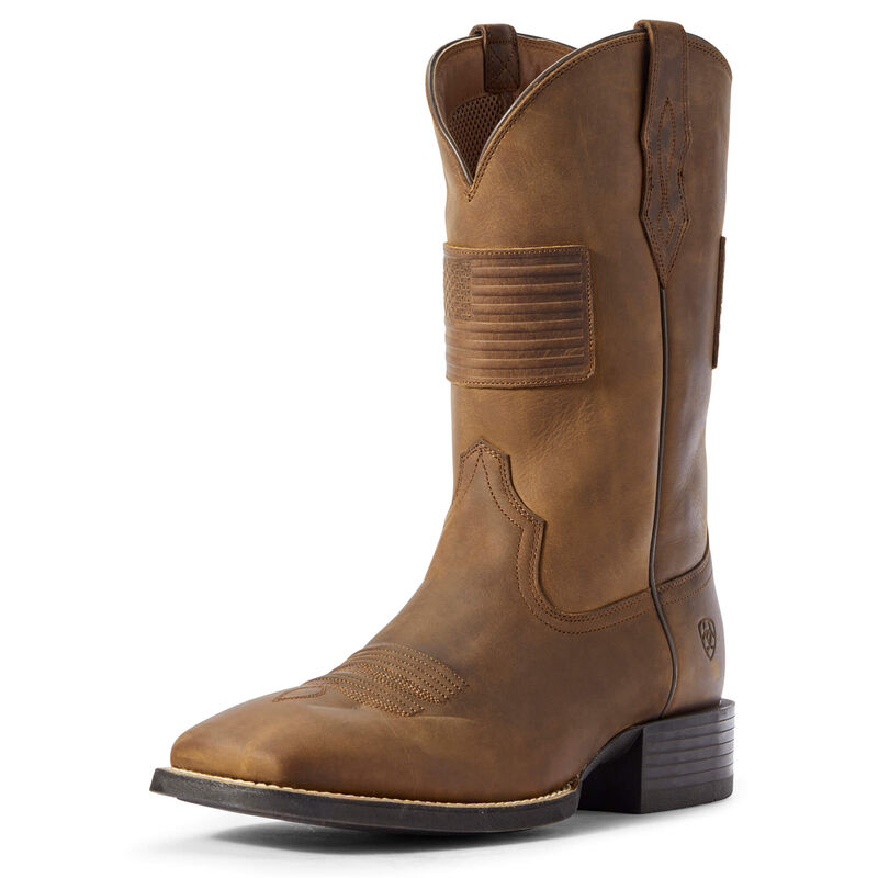 Botas Vaqueras Ariat Sport Patriot Ii Marrones Hombre - Chile 650-PAJKEC